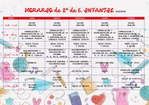 HORARIO 2º INF